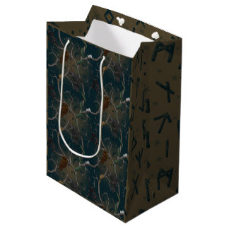 Sac Cadeau Moyen Halloween - Familiers Whimsigothiques