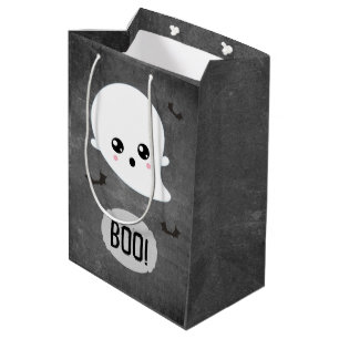 Sac Cadeau Moyen Halloween Kawaii Ghost