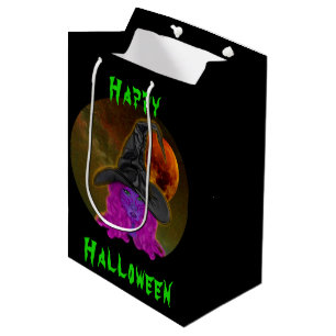 Sac Cadeau Moyen Halloween Witch Party