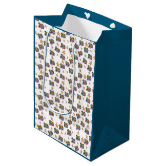 Sac Cadeau Moyen Happy Birthday wrapping paper
