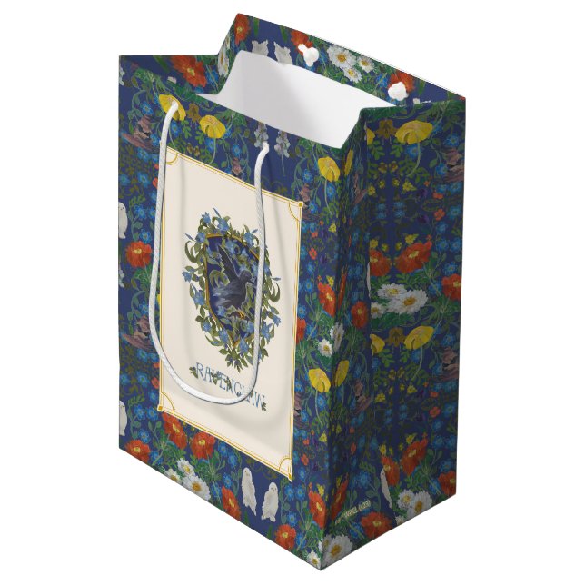 SAC CADEAU MOYEN HARRY POTTER™ | BLASON DE SERDAIGLE™ (Devant Angle)