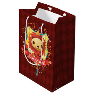 Sac Cadeau Moyen Harry Potter   Crête de charme GRYFFINDOR™