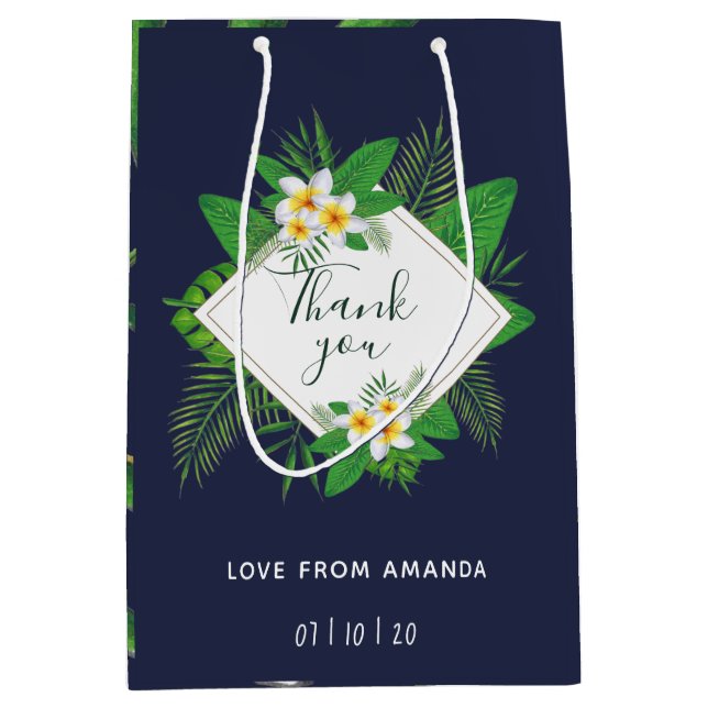 Sac Cadeau Moyen Hawaiian Aloha Luau Party Invité Favoriser (Devant)