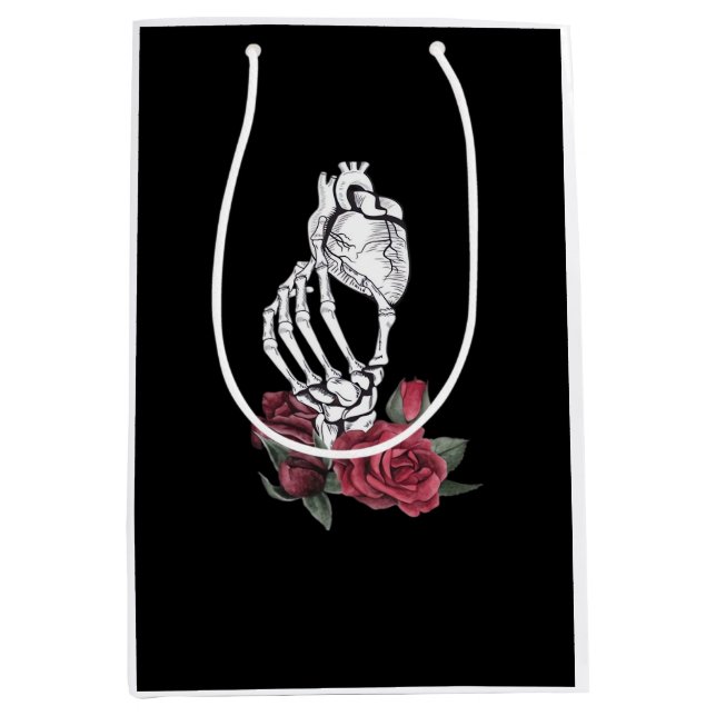 Sac Cadeau Moyen Heart The Skeleton's Hand Classic (Devant)