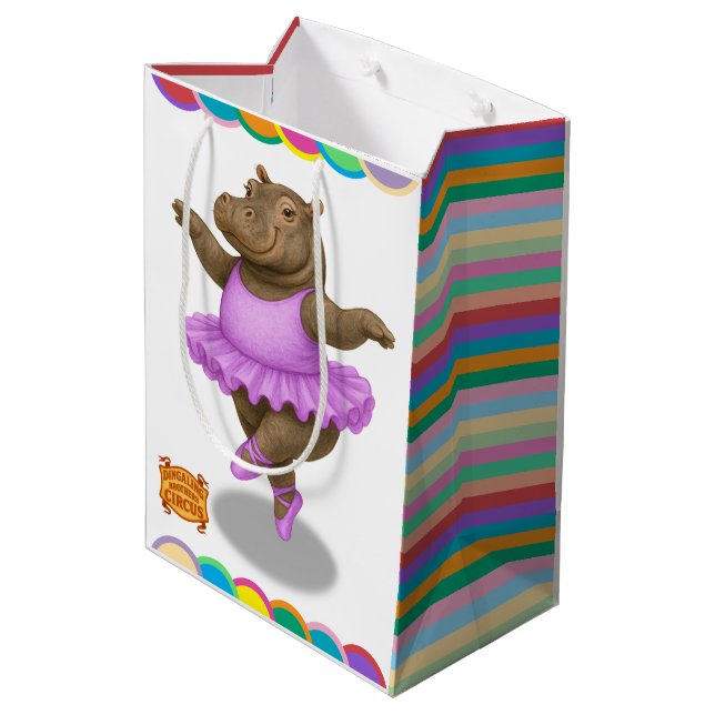 Sac Cadeau Moyen Helene circus hippo (Dos Angle)