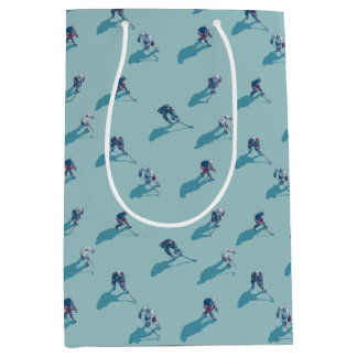 Sac Cadeau Moyen Hockey players on ice