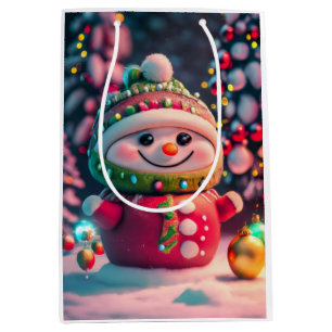 Sac Cadeau Moyen Holiday Cheer