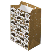 Holiday Sweets- Coco (Solid) Medium Gift Bag