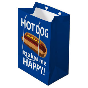 Sac Cadeau Moyen Hot Dog Me Rend Heureux Hot Dog