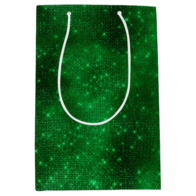 Sac Cadeau Moyen Huile verte (Devant)