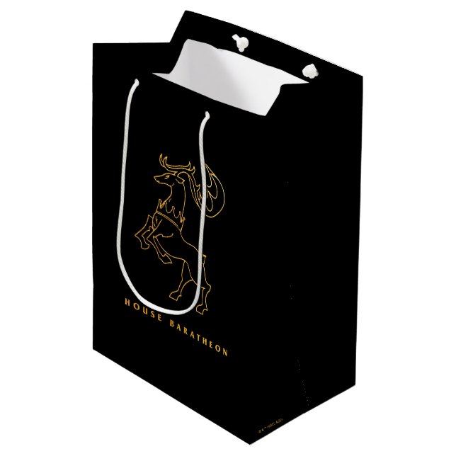 Sac Cadeau Moyen Icône Baratheon Maison (Devant Angle)