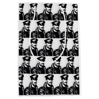 Sac Cadeau Moyen Icone LGBTQ Gay Leather papa