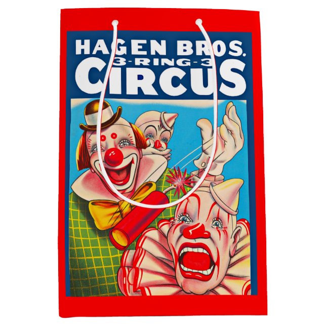 Sac Cadeau Moyen Impression de l'affiche Hagen Brothers Circus dans (Devant)