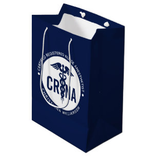 Sac Cadeau Moyen Infirmière anesthésiste certifiée CRNA personnalis