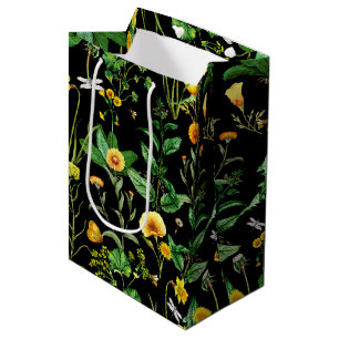 Sac Cadeau Moyen Insectes sur Plantes d'herbes