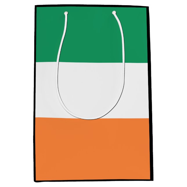 Sac Cadeau Moyen Irlande National Flag, standard irlandais, bannièr (Devant)