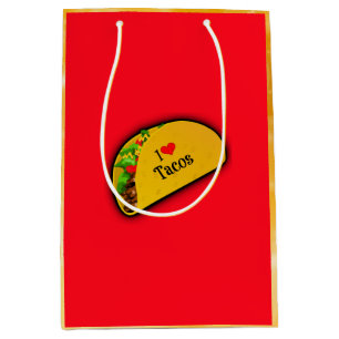 Sac Cadeau Moyen J'adore les Tacos