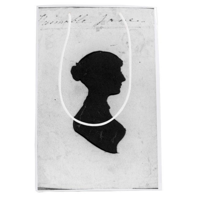 Sac Cadeau Moyen Jane Austen Sihouette (Devant)