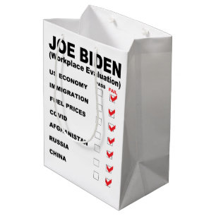 Sac Cadeau Moyen Joe Biden Évaluation d'emploi