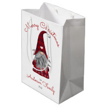 Joli Gnome de Noël Personnalisé Rustique