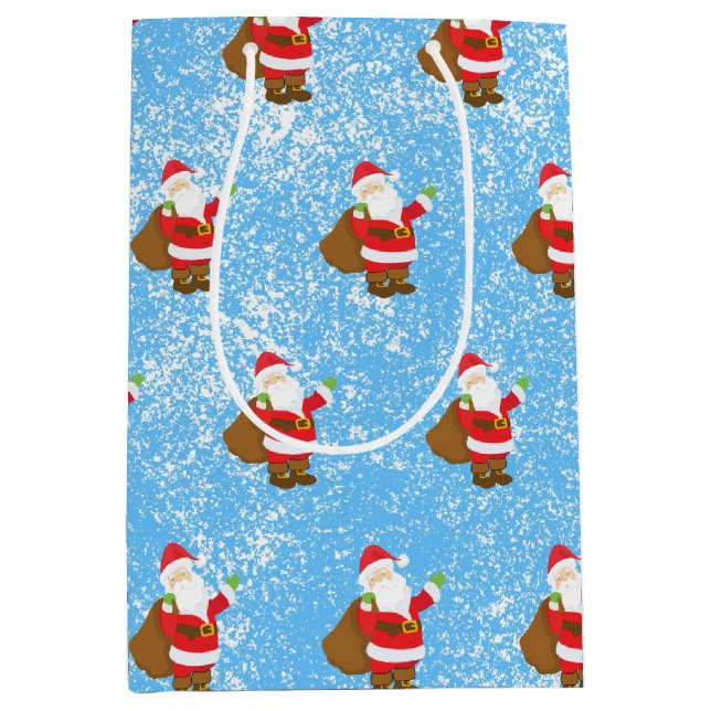 Sac Cadeau Moyen Jolly Ole Saint Nicholas (Devant)