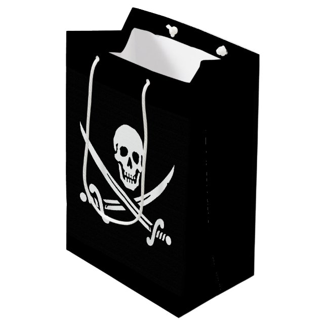Sac Cadeau Moyen Jolly roger (Devant Angle)