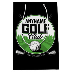Sac Cadeau Moyen Joueur de golf personnalisé NOM Pro Golf Club