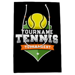Sac Cadeau Moyen Joueur de tennis personnalisé NOM Tournoi de Varsi