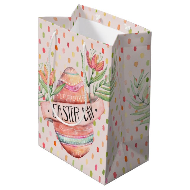 Sac Cadeau Moyen Jour de Pâques (Dos Angle)
