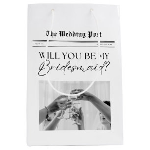 Sac Cadeau Moyen Journal de la proposition de Bridesmaid