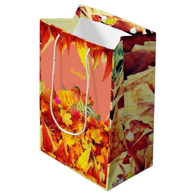 Sac Cadeau Moyen Jours fériés (Devant Angle)