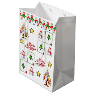 Sac Cadeau Moyen Joyeux Cadeaux de Noël