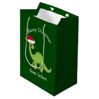 Joyeux dinosaure de Noël à Santa Hat Custom Kids