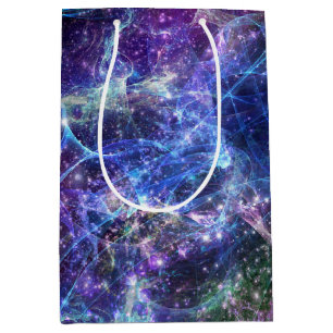 Sac Cadeau Moyen jusqu'à la fin des temps, paysage spatial galactiq