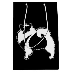 Sac Cadeau Moyen Keeshond Graphics - Cute Original Chig Art