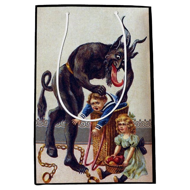 Sac Cadeau Moyen Krampus (Devant)