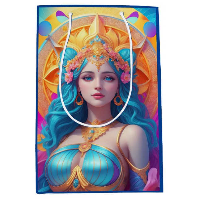 Sac Cadeau Moyen La déesse grecque Aphrodite dans sa splendeur (Devant)