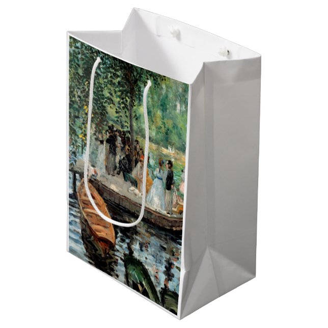 Sac Cadeau Moyen La Grenouillère Auguste Renoir (Devant Angle)