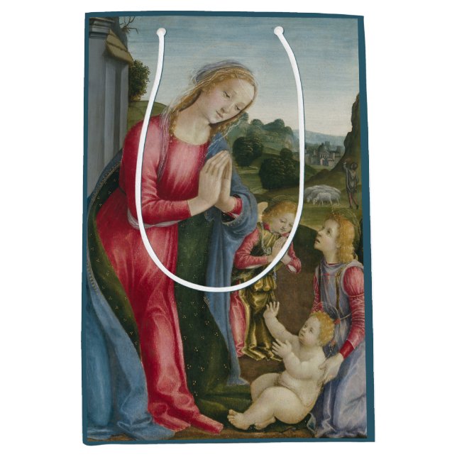 Sac Cadeau Moyen L'Adoration du Christ Enfant - Frediani (Devant)