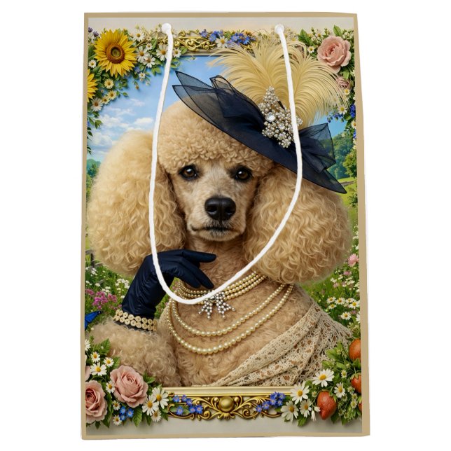 Sac Cadeau Moyen Lady Daisy, (Devant)