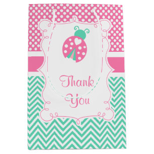 Sac Cadeau Moyen Ladybug Ladybird Anniversaire Merci de fête