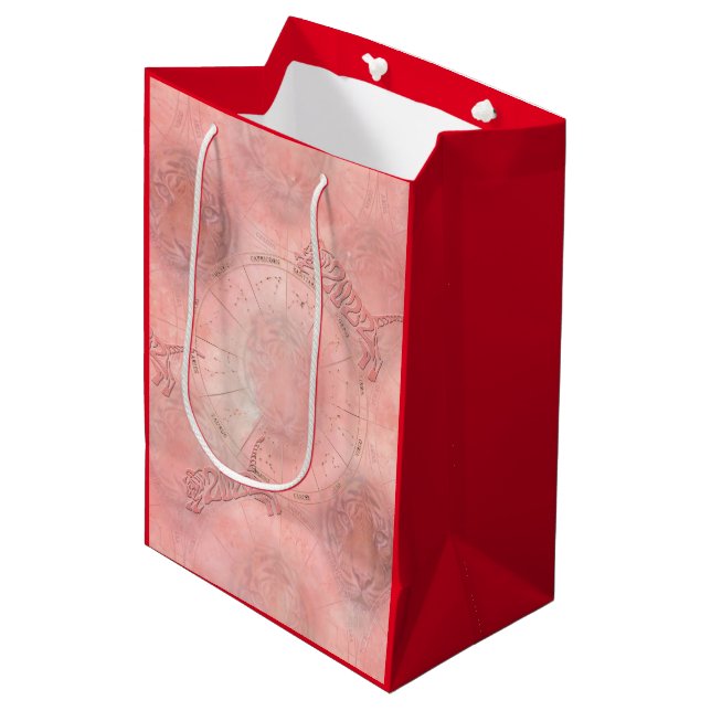 Sac Cadeau Moyen L'année du tigre (Devant Angle)