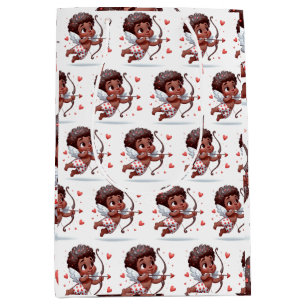 Sac Cadeau Moyen Le charme de Cupidon Be My Valentine