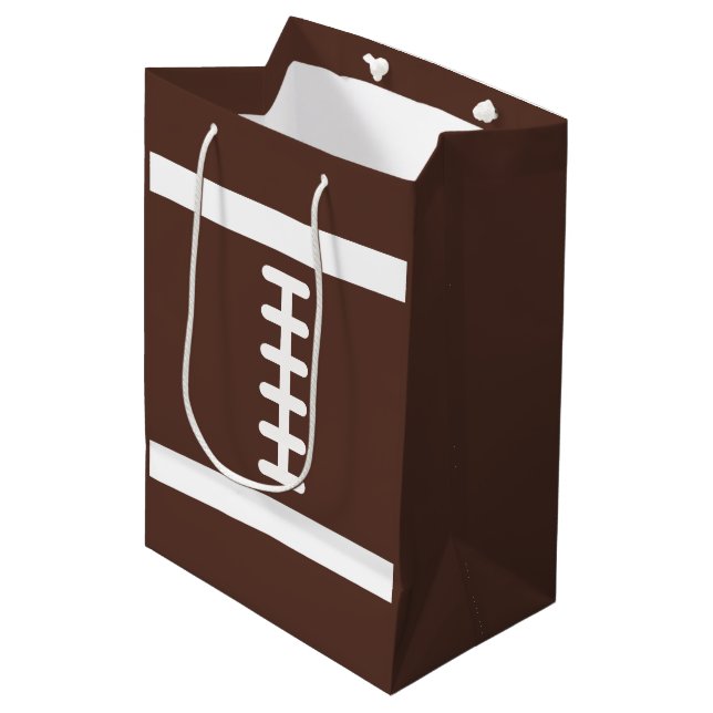 Sac Cadeau Moyen Le football de nouveauté (Devant Angle)