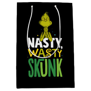 Sac Cadeau Moyen Le Grinch   Nasty Wasty Skunk