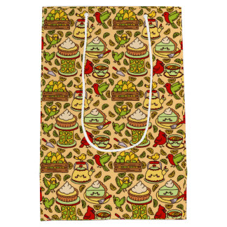 Sac Cadeau Moyen Lemon & Lime Twitter pattern