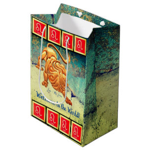 Sac Cadeau Moyen Leo - Le Lion Baby (23 juillet - 22 août)