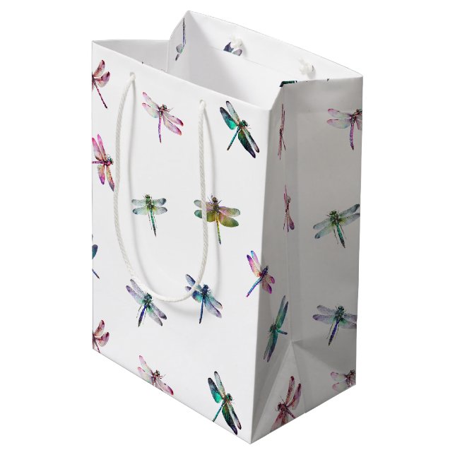 Sac Cadeau Moyen libellules (Dos Angle)