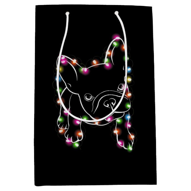 Sac Cadeau Moyen Light de French Bulldog (Devant)