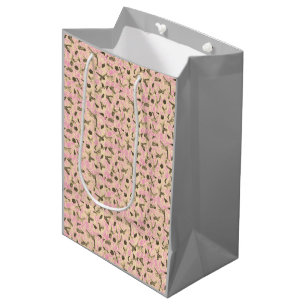 Sac Cadeau Moyen Lignes flottantes incorporées  